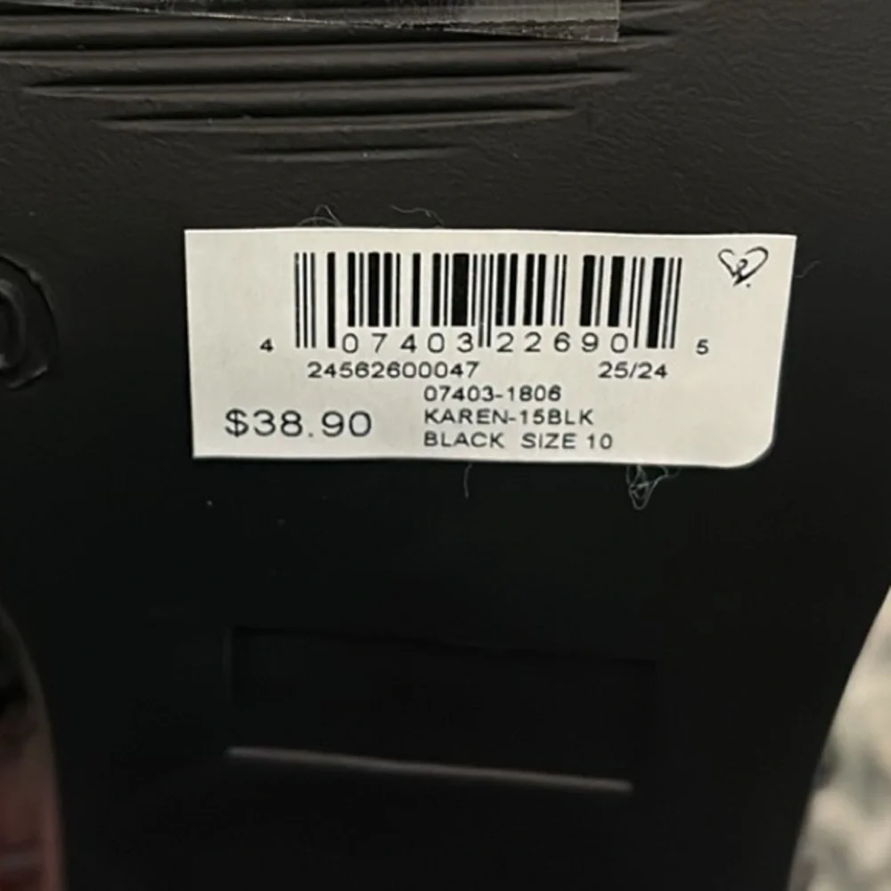 Studded Black Ankle Boots - Picture 8 of 8